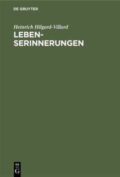 Cover Lebenserinnerungen