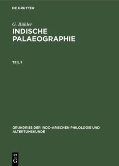 Indische Palaeographie - Bühler, G.