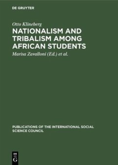 Nationalism and tribalism among African students - Klineberg, Otto