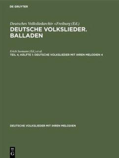 Cover Deutsche Volkslieder. Balladen. Band 4, Hälfte 1