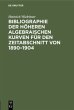 Bibliographie der höheren... - Bild 1