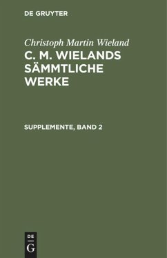 Supplemente, Band 2 - Wieland, Christoph Martin