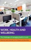 Work, health and wellbeing