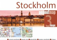 Stockholm PopOut Map, 3 maps