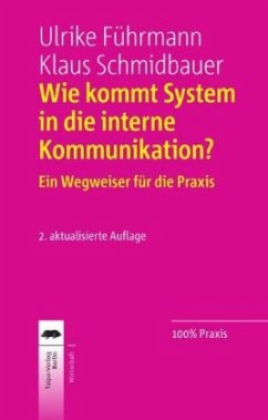 Wie kommt System in die interne Kommunikation? - Führmann, Ulrike; Schmidbauer, Klaus