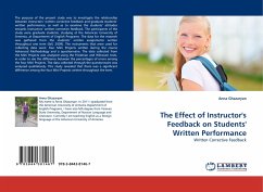 The Effect of Instructor's Feedback on Students' Written Performance - Ghazaryan, Anna
