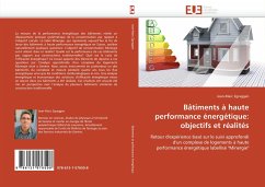 Bâtiments à haute performance énergétique: objectifs et réalités - Zgraggen, Jean-Marc