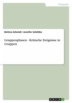 Gruppenphasen - Kritische Ereignisse in Gruppen - Schöttke, Jennifer;Schmidt, Bettina