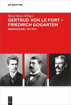Gertrud von le Fort - Friedrich Gogarten - Le Fort, Gertrud von;Gogarten, Friedrich