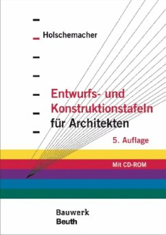 Cover Entwurfs- und Konstruktionstafeln für Architekten, m. CD-ROM