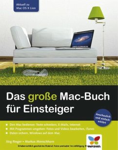 Das große Mac-Buch für Einsteiger - Rieger, Jörg; Menschhorn, Markus