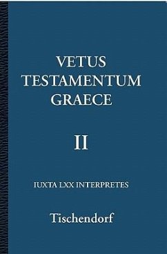 Vetus Testamentum Graece II 2/3 - Tischendorf, Konstantin von