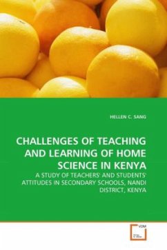 CHALLENGES OF TEACHING AND LEARNING OF HOME SCIENCE IN KENYA - SANG, HELLEN C.