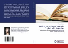 Lexical Encoding of Verbs in English and Bulgarian