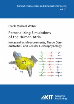 Personalizing simulations of the human atria : intracardiac measurements, tissue conductivities, and cellular electrophy - Weber, Frank Michael