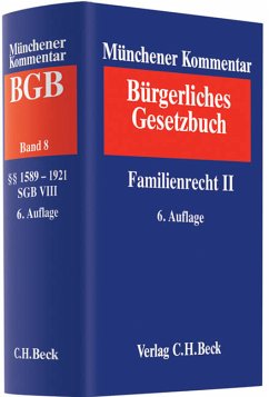 Münchener Kommentar zum Bürgerlichen Gesetzbuch Bd. 8: Familienrecht II §§ 1589-1921, SGB VIII