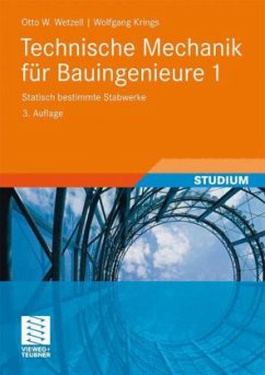 Technische Mechanik für Bauingenieure - Wetzell, Otto W.; Krings, Wolfgang