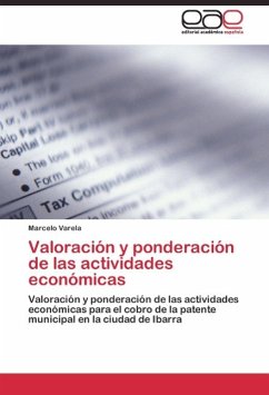 Valoración y ponderación de las actividades económicas - Varela, Marcelo