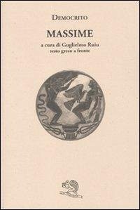 Massime. Testo greco a fronte - Democrito
