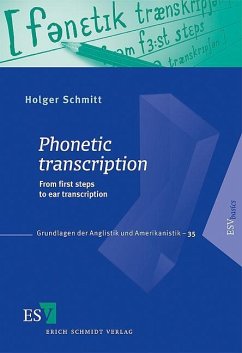 Phonetic Transcription - Schmitt, Holger