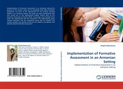 Implementation of Formative Assessment in an Armenian Setting - Balasanyan, Angela