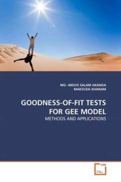 GOODNESS-OF-FIT TESTS FOR GEE MODEL - Akanda, Md. Abdus Salam;Khanam, Maksuda