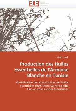 Production Des Huiles Essentielles de l'Armoise Blanche En Tunisie