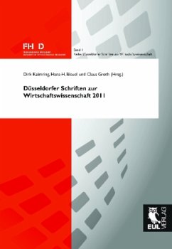Cover Düsseldorfer Schriften zur Wirtschaftswissenschaft 2011