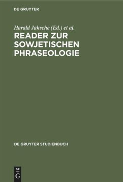 Reader zur sowjetischen Phraseologie