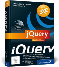 jQuery, m. DVD-ROM - Vollendorf, Maximilian; Bongers, Frank