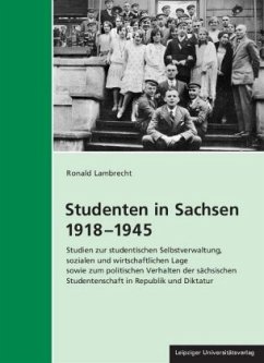 Cover Studenten in Sachsen 1918-1945