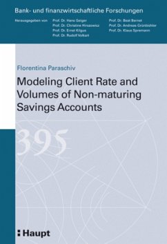 Cover Modeling Client Rate and Volumes of Non-maturing Savings Accounts