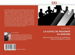 LA JUSTICE DE PROXIMITÉ AU BURUNDI - KAGISYE, Emmanuel