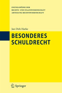 Besonderes Schuldrecht - Harke, Jan Dirk