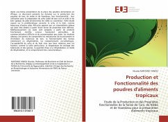 Production et Fonctionnalité des poudres d'aliments tropicaux - NJINTANG YANOU, Nicolas