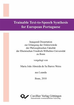 Trainable Text-to-Speech Synthesis for European Portuguese - Almeida de Sa Barros Weiss, Maria Joao