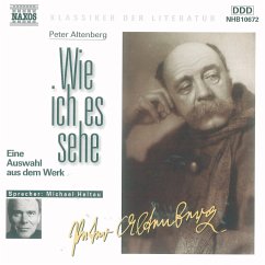 Wie ich es sehe (MP3-Download) - Altenberg, Peter