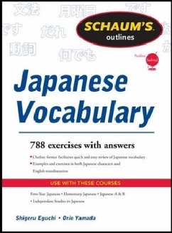 Schaum's Outline of Japanese Vocabulary - Eguchi, Shiqeru; Yamada, Orie