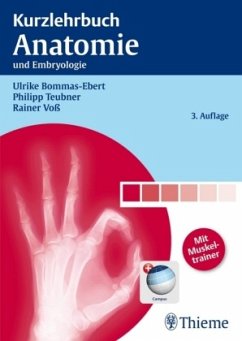 Kurzlehrbuch Anatomie und Embryologie - Bommas-Ebert, Ulrike;Teubner, Philipp;Voß, Rainer