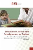 Education et justice dans l'enseignement au Québec