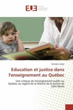 Education et justice dans l'enseignement au Québec - Langis, Georges