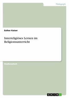 Cover Interreligiöses Lernen im Religionsunterricht