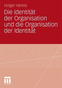 Cover Die Identität der Organisation und die Organisation der Identität
