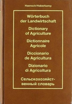 Cover Diccionario de agricultura -Alemán-Inglés- Francés-Español-Italiano-Ruso