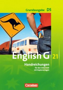 English G21 Grundausgabe D5 Handreichungen für den Unterricht mit Kopiervorlagen