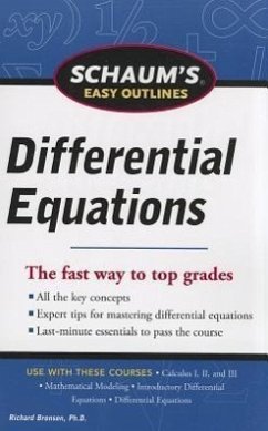 Schaum's Easy Outline of Differential Equations, Revised Edition - Bronson, Richard