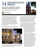 New Exterior Additions to Historic Buildings: Preservation Concerns: Preservation Concerns