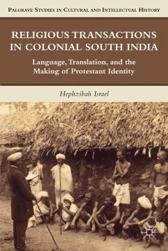 Religious Transactions in Colonial South India - Israel, H.