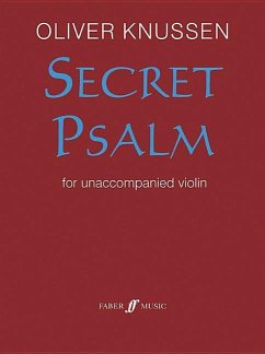 Secret Psalm for Unaccompanied Violin