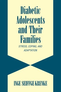 Diabetic Adolescents and Their Families - Seiffge-Krenke, Inge